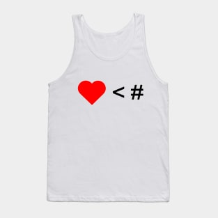 Heart, heart typo Tank Top